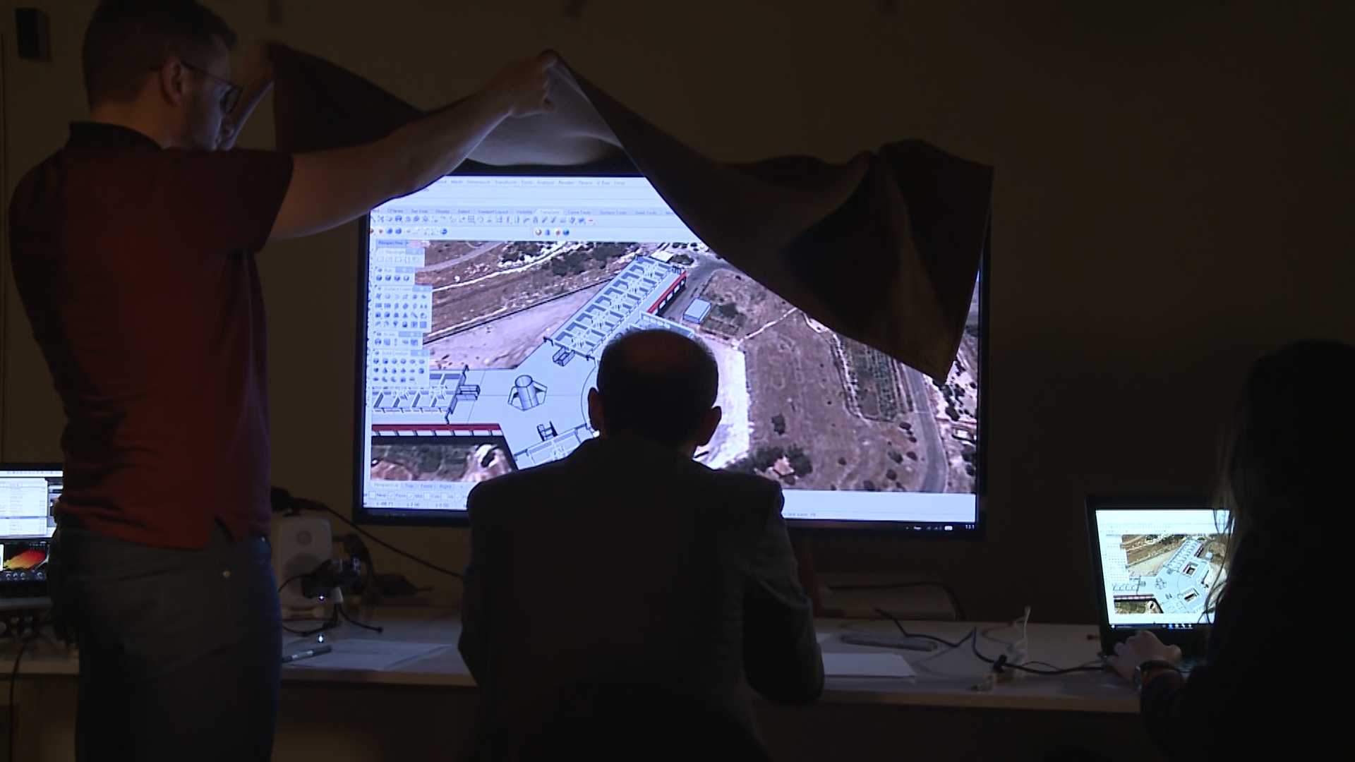 A survivor works with a Forensic Architecture specialist in Istanbul to reconstruct the prison at Saydnaya.