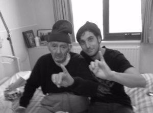 Stu Campbell with his grandfather.