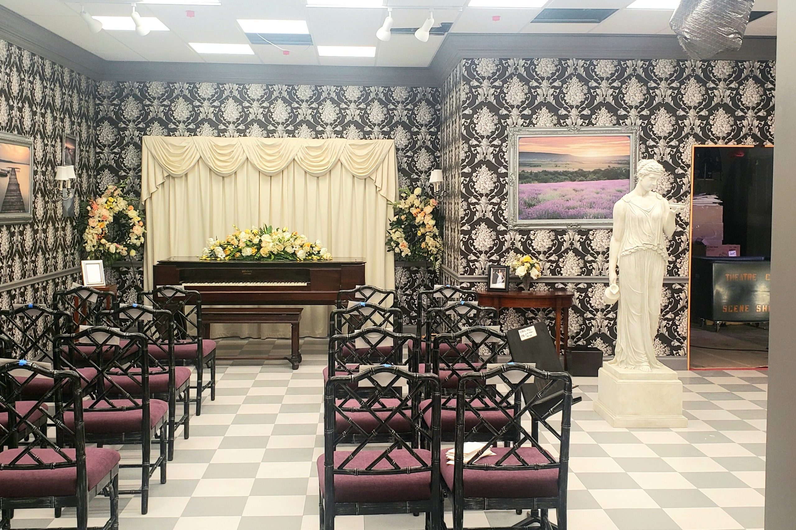 Theater of the Mind: funeral room